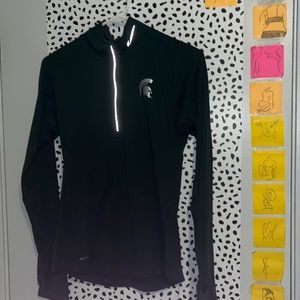Nike Michigan state quarter zip